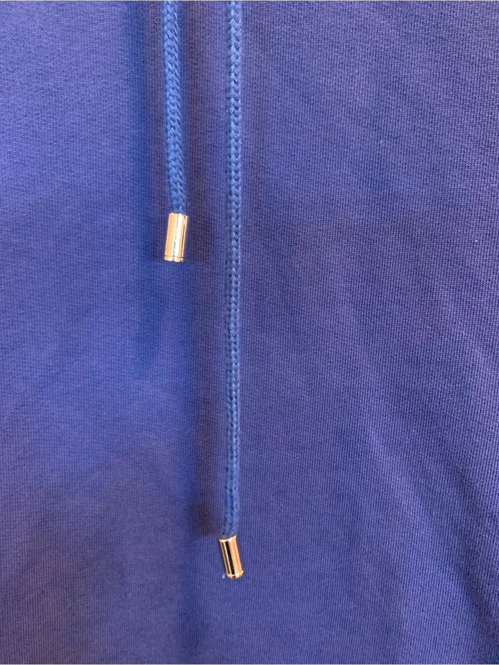 NWT-VERSACE. Sleeveless Hoodie with iconic Medusa   logo Patch in Royal Blue - Picture 3 of 16